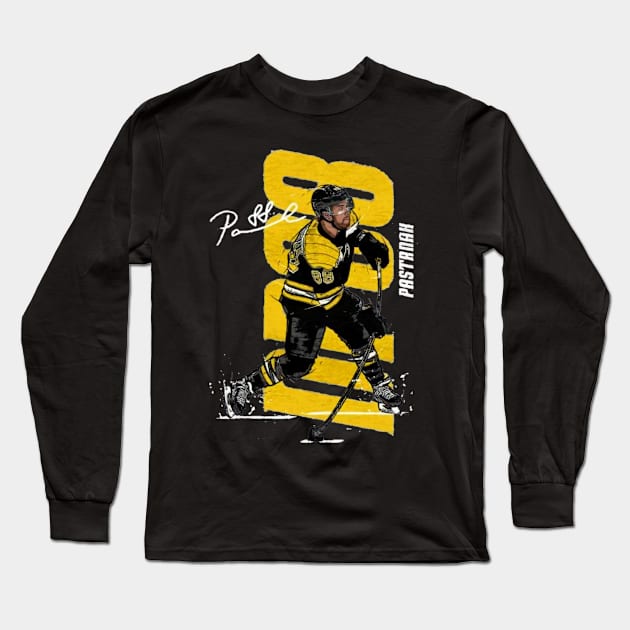 david pastrnak Long Sleeve T-Shirt by mazihaya pix